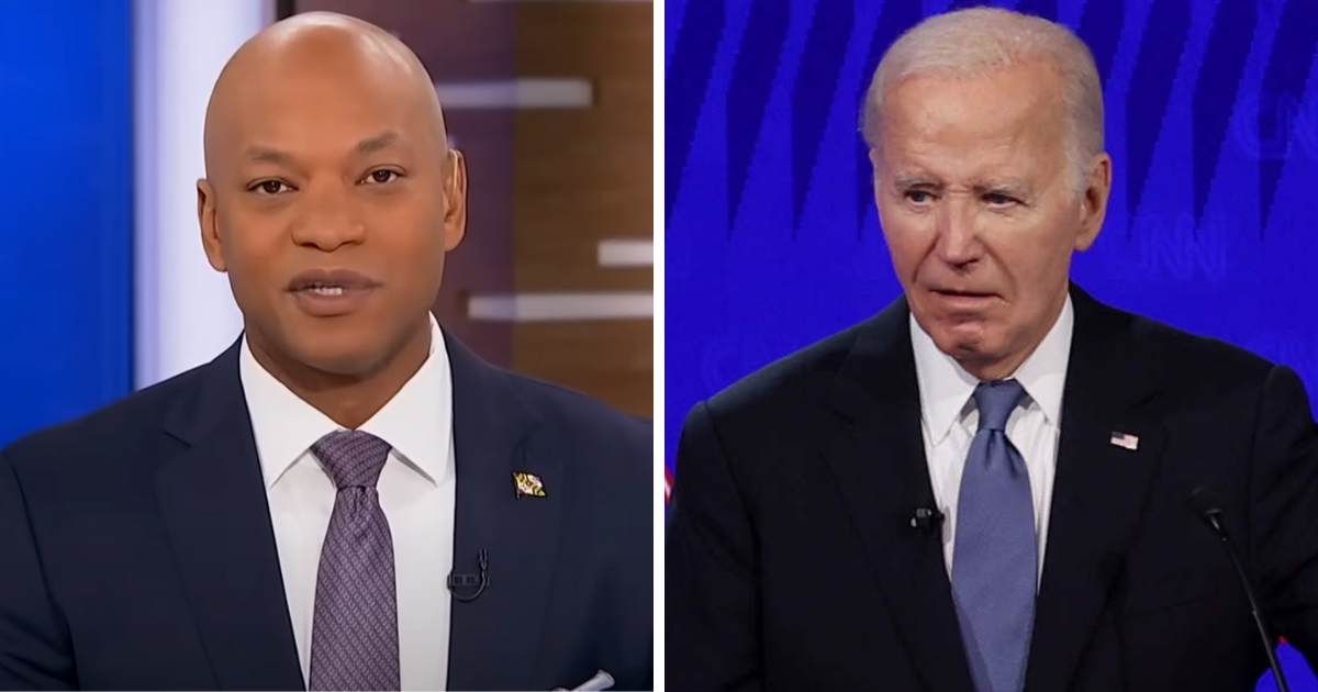 Maryland Governor Wes Moore expressed optimism about the future of the state if Joe Biden is reelected president (MSNBC/YouTube, Getty Images)