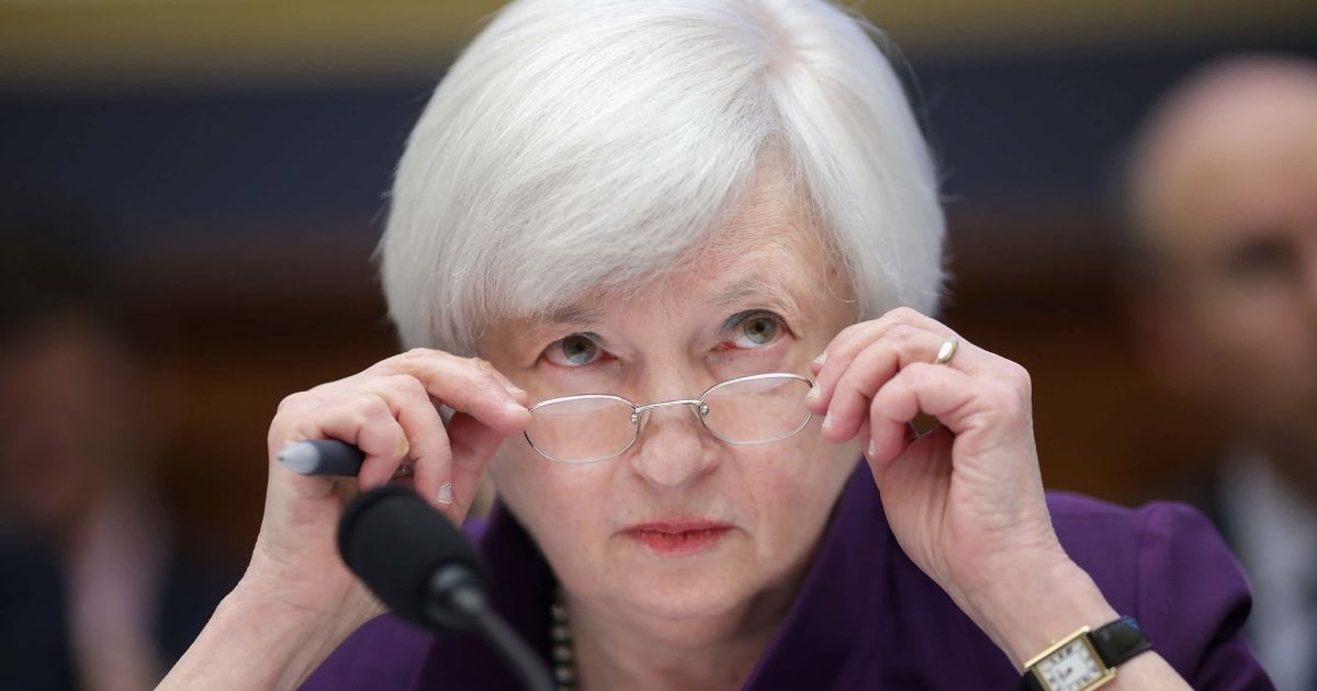 Janet Yellen appeared out of touch when asked about inflation and soaring grocery prices (Getty Images)