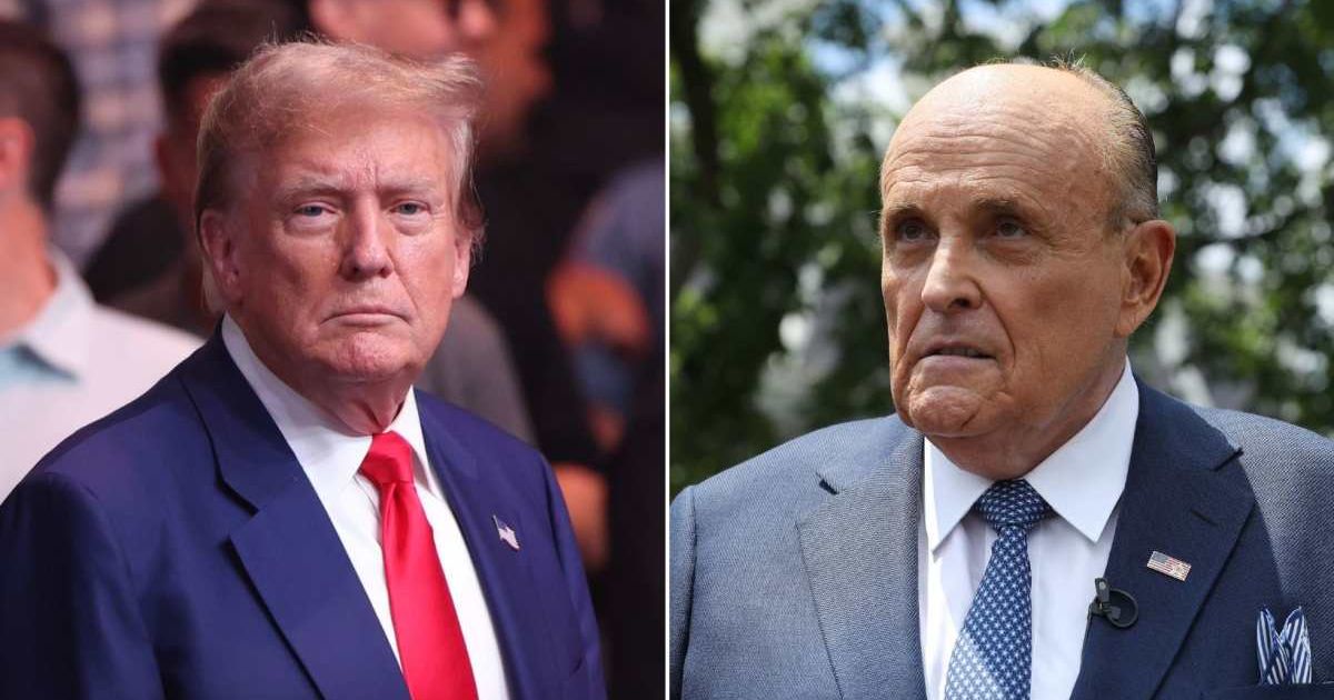 Donald Trump was keen to have Rudy Giuliani as his legal advisor during the 2020 presidential run (Getty Images)