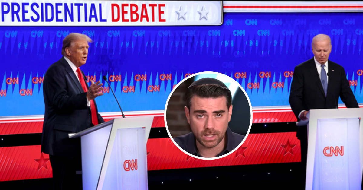 Ben Shapiro delivered a stark assessment of the presidential debate between former President Donald Trump and President Joe Biden (Getty Images, @benshapiro/X)