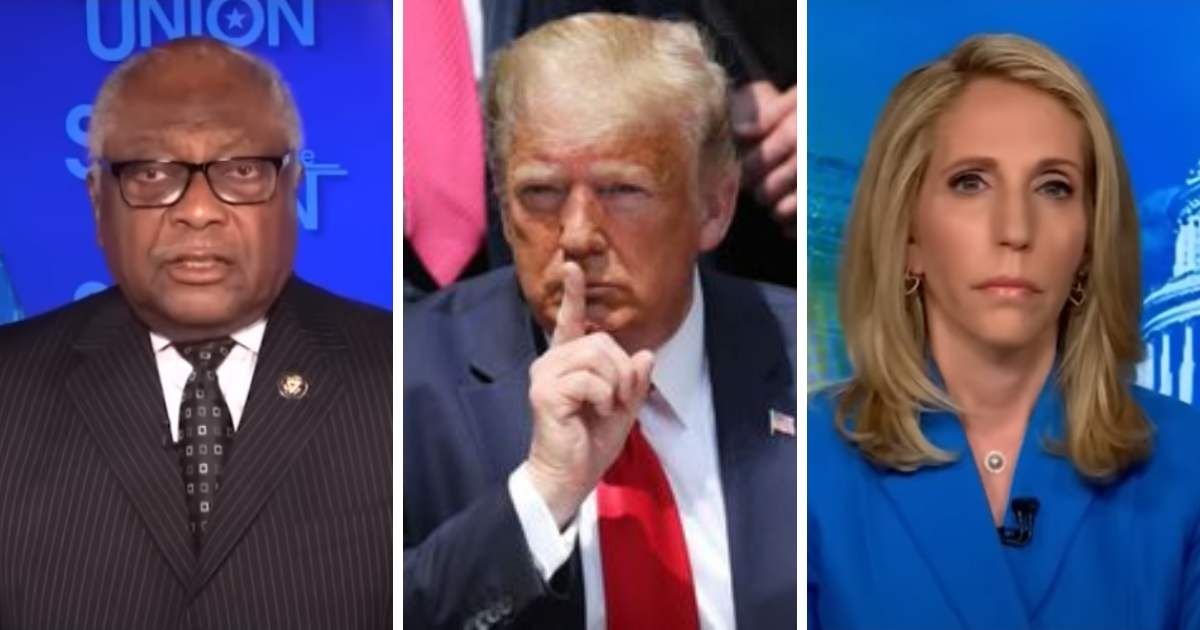 James Clyburn told CNN's Dana Bash that CNN should have fact-checked Donald Trump during the first presidential debate (Getty Images, Screengrab/CNN)
