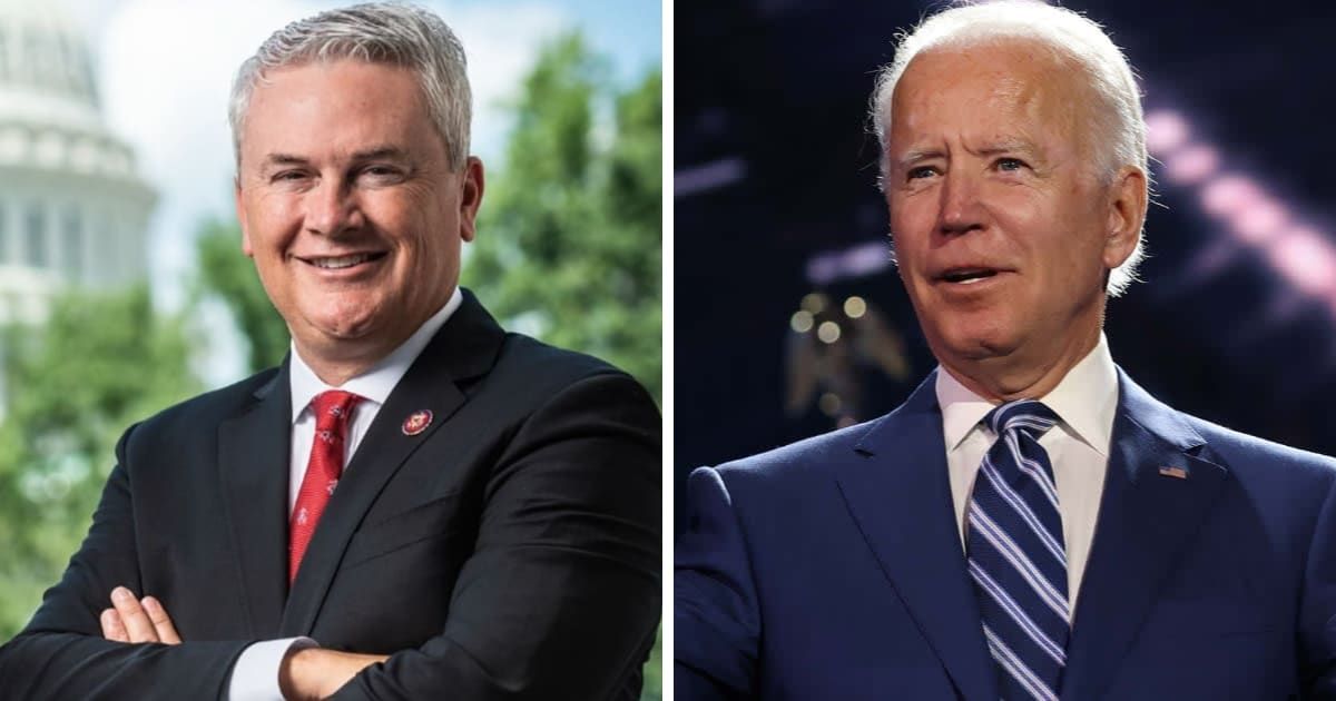 James Comer has maintained that he never intended for an impeachment vote against Biden (James Comer/Facebook, Getty Images)