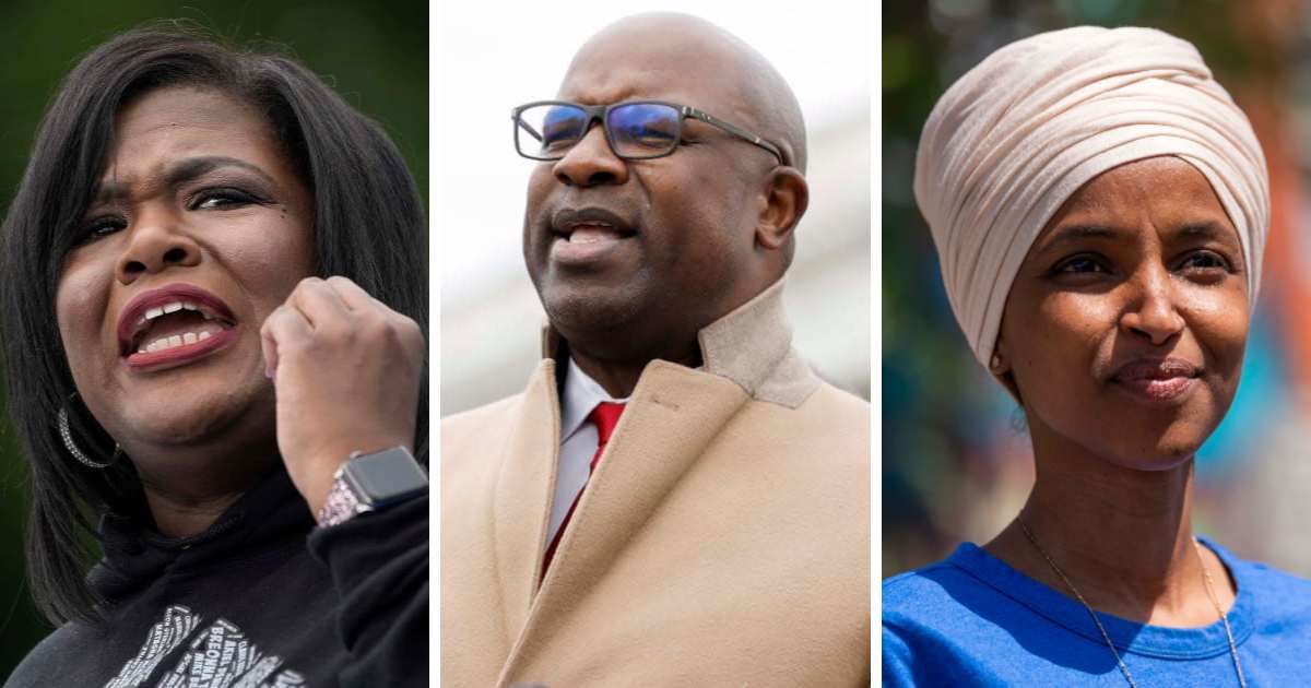 'Squad' members Cori Bush and Ilhan Omar face challenges for reelection in the Democratic Primary, as Jamaal Bowman fails to win the party ticket for the general election (Getty Images)
