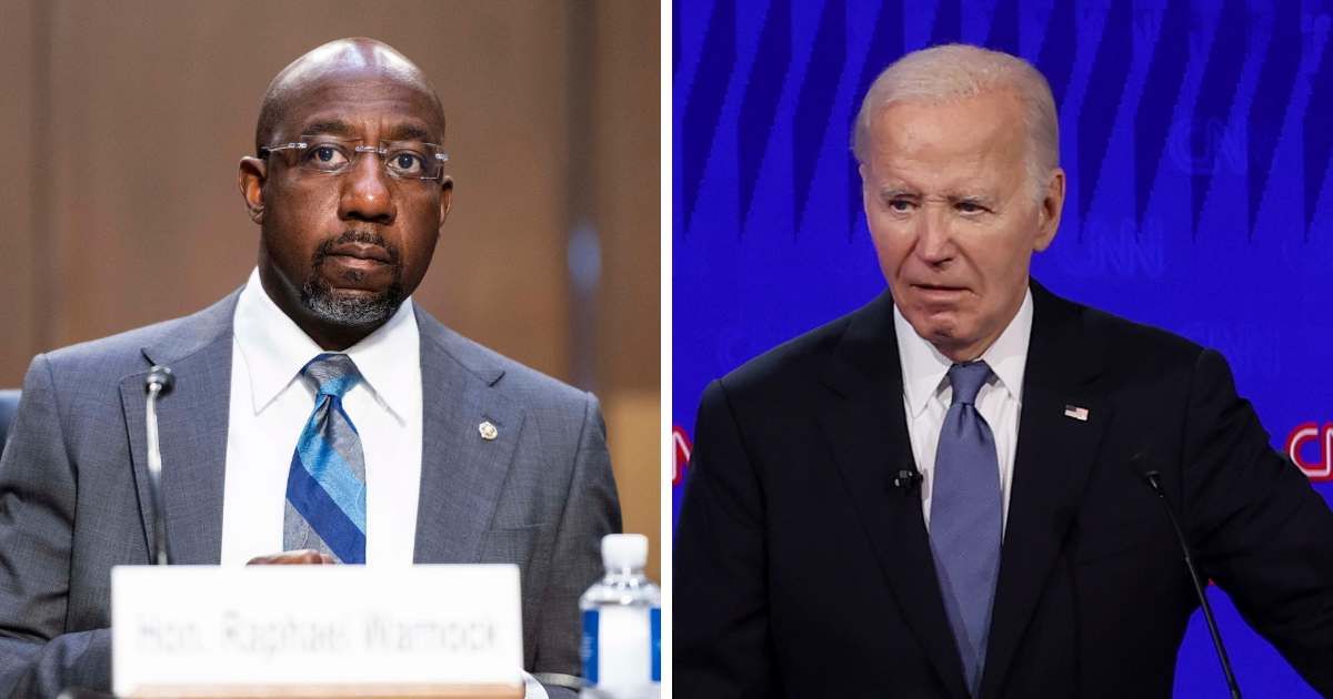 Raphael Warnock recently backed President Joe Biden and said he will ensure the President wins in the upcoming election (Getty Images)