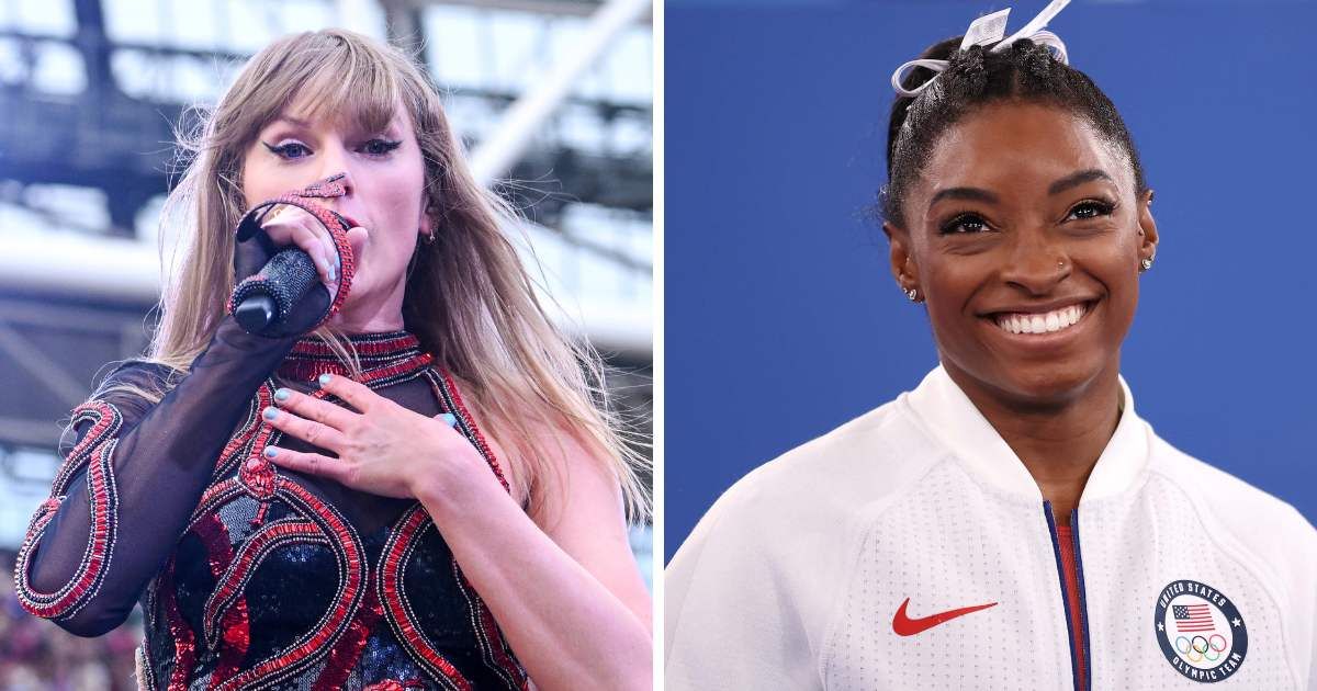 Taylor Swift hailed Simone Biles for including her track in her floor routine (Charles McQuillan/TAS24/Getty Images for TAS management and Getty Images)