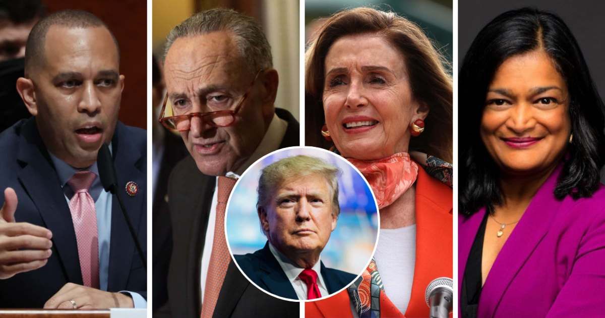 The fact that three of the justices were chosen by the former president Donald Trump was immediately brought up by Democrats in Congress (Getty Images, Facebook/Pramila Jayapal)