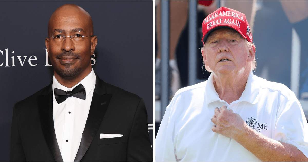 Van Jones expressed concerns over the SCOTUS ruling on presidential immunity while Donald Trump rejoiced in the decision and declared he's proud to be an American (Getty Images)