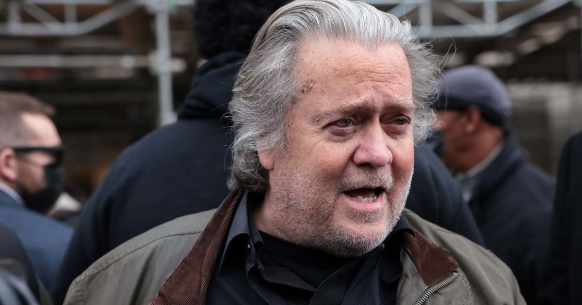 Steve Bannon went to jail on July 1 (Getty Images)