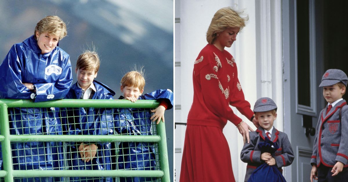 Princess Diana doted on her sons Prince William and Prince Harry and shared a close relationship with them until her death in 1997 (Tim Graham Photo Library via Getty Images)