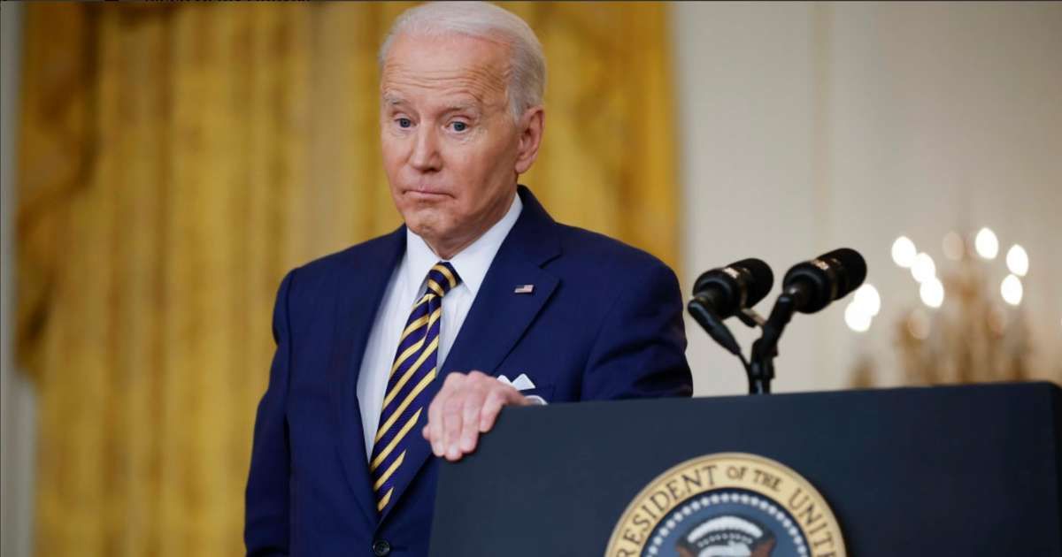 During his recent speech, Joe Biden read closely from teleprompters and avoided answering questions about his debate performance (Getty Images)