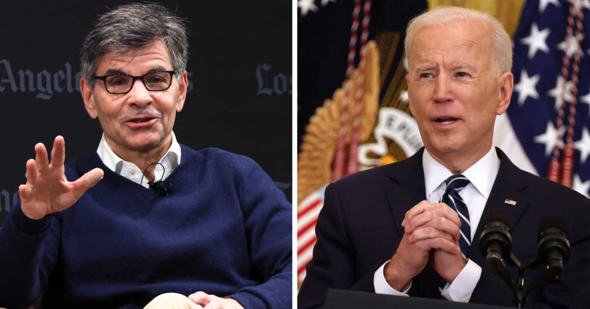 George Stephanopoulos became one of the select few reporters who managed to secure a very uncommon follow-up interview with POTUS Joe Biden (Getty Images)