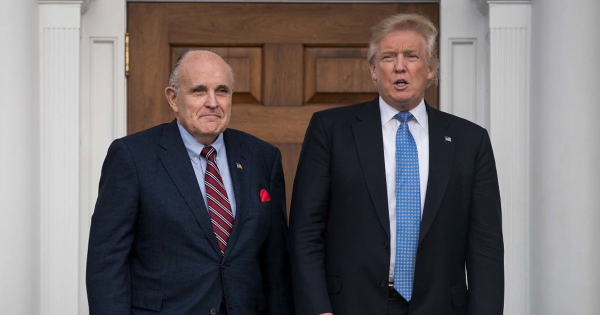Rudy Giuliani claimed Donald Trump's campaign repeatedly ignored his invoices (Getty Images)