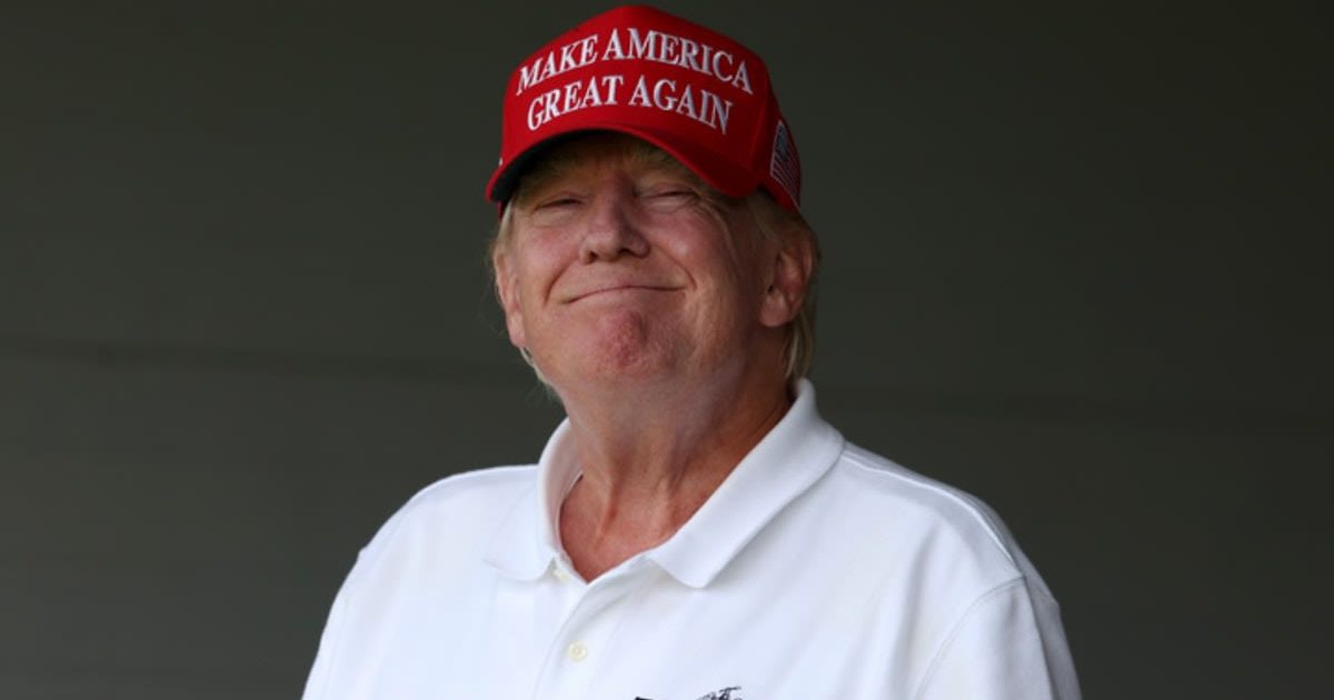 Donald Trump was confronted with questions about white supremacy during his recent rally in Howell, Michigan (Getty Images)