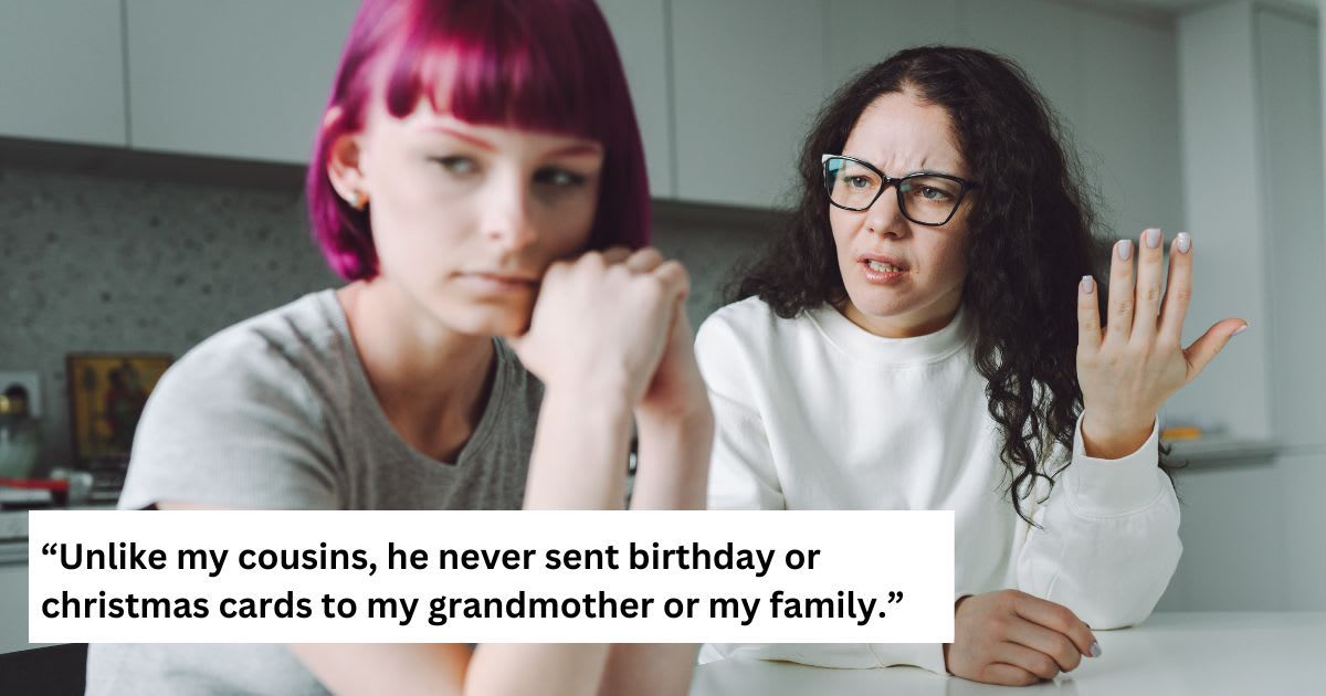 A woman posted on Reddit that she missed out on adding a step 'grandchild' in her grandmother's obituary (Getty Images)