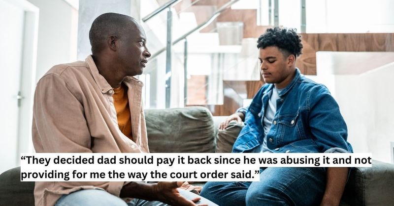 'AITA for telling my mom the truth about my dad misusing child support meant for me?'