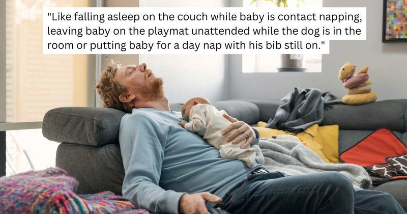 'AITA for involving my husband’s family after he engaged in unsafe behavior around our baby?'
