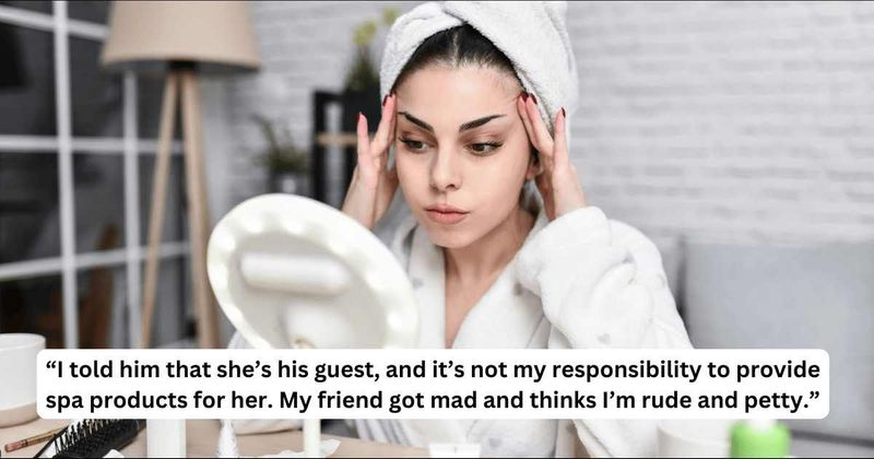 ‘AITA for not wanting my roommate’s guest to use my expensive haircare products?’