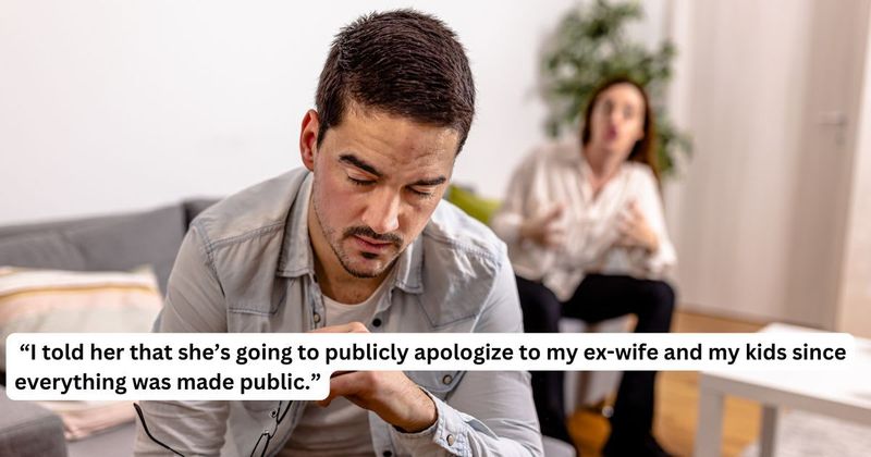 'AITA for making my wife apologize to my ex-wife after she bullied her over cancer?'