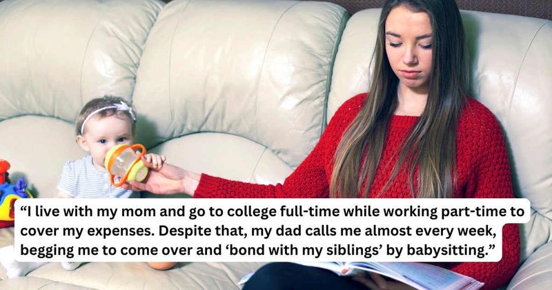 'AITA for telling my dad I’m not responsible for babysitting his children from his affair?'