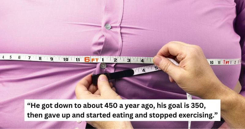 'AITA if I want to kick my dad out because he won't lose weight?'