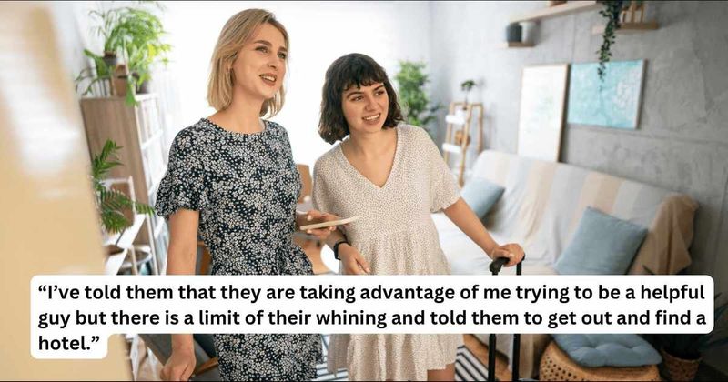 'AITA for kicking out my guests after they acted entitled and treated me like a chauffeur?'
