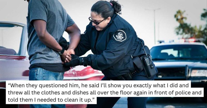 ‘AITA for calling the cops on my husband after our huge fight where he trashed the house?’
