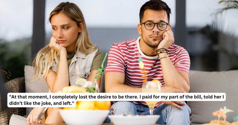 'AITA for leaving the date after my girlfriend joked about cheating on me?'