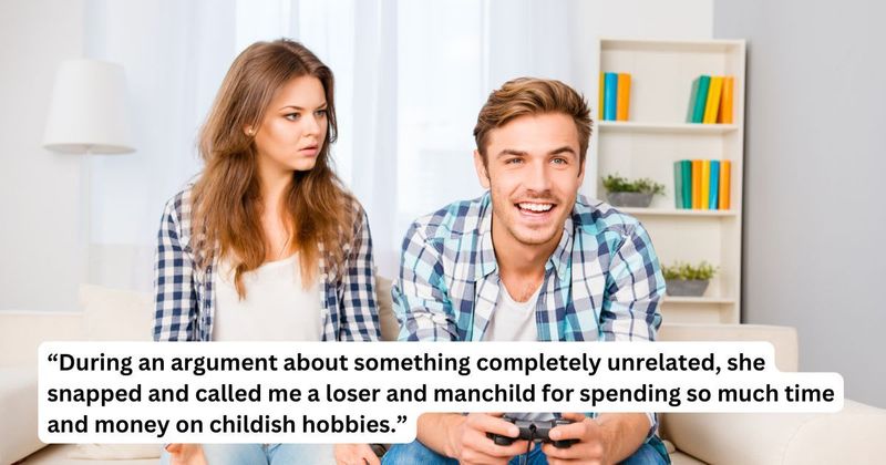 ‘AITA  for wanting a divorce after my wife called me a loser and made fun of my hobbies?’