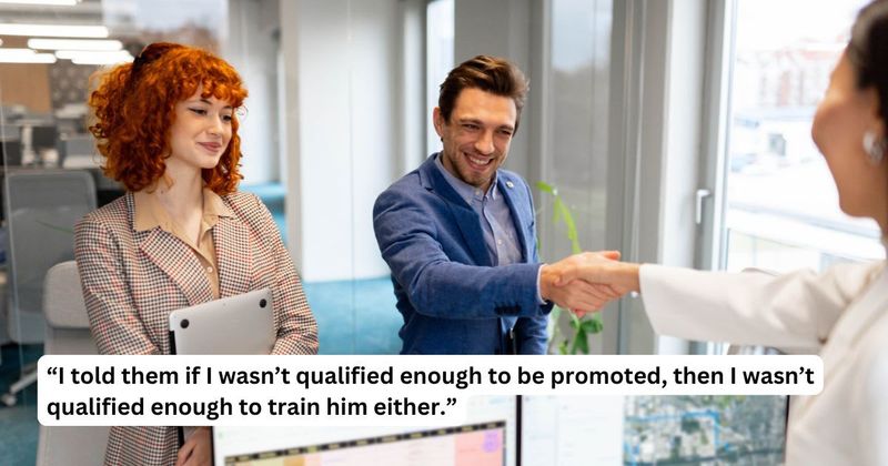 ‘AITA for refusing to train my replacement after being passed over for a promotion?’