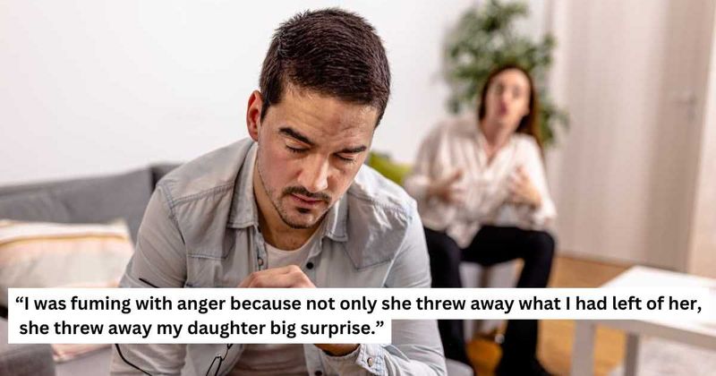 'AITA for ignoring my wife after she threw away videotapes my late wife had made for our daughter?'
