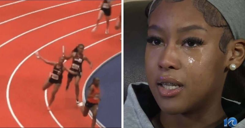 High school runner claims she's received death threats after hitting opponent with baton
