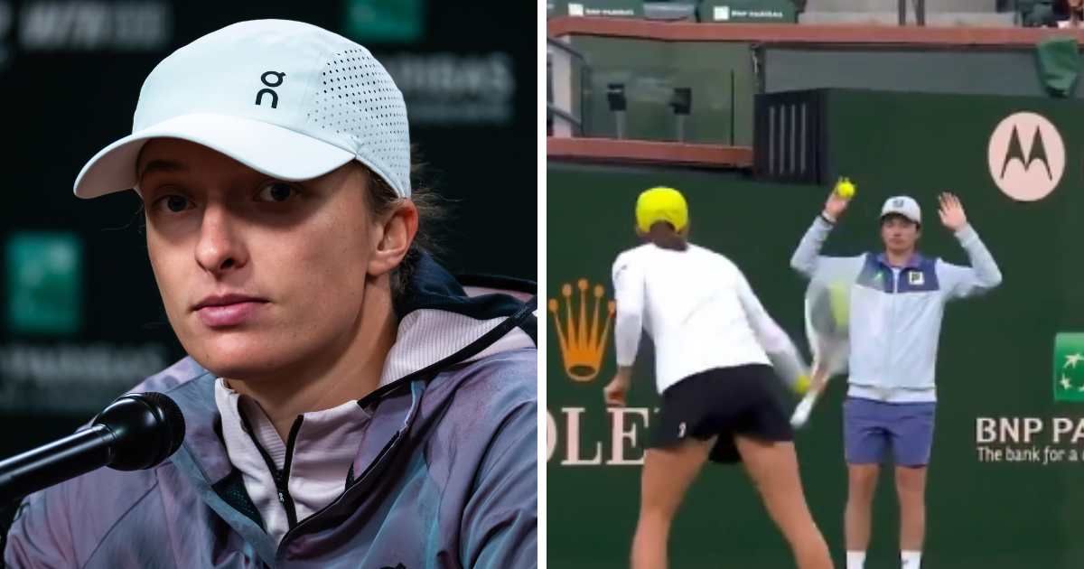 Iga Swiatek slammed for scaring ball boy in epic meltdown during Indian Wells semifinal: 'Ban her'