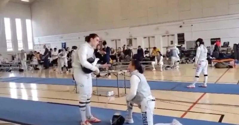 Outrage as female fencer disqualified for refusing to compete against transgender opponent