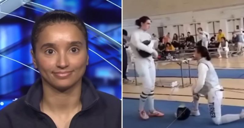 Fencer who took a knee against trans rival gets huge reward for brave gesture that stunned sports world