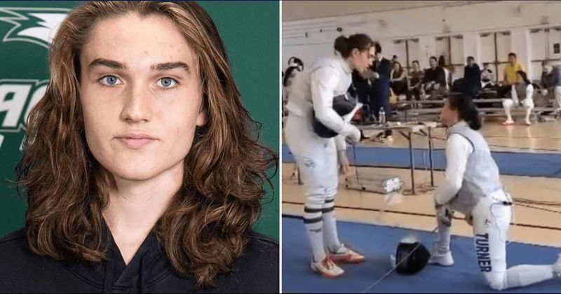 Trans fencer against whom female rival took knee will no longer compete on college team