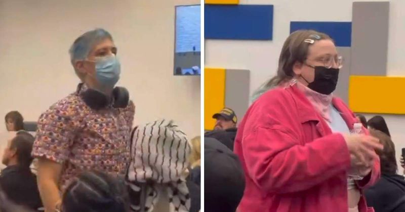 Pro-trans athlete protesters chant 'Hail Satan' during California school board meeting over girls’ sports