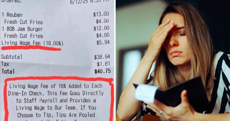 Outrage as restaurant adds secret 'living wage fee' to bill: 'Can’t pay the staff, don’t do business'