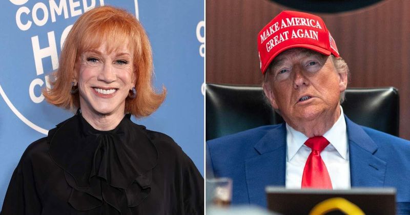 Kathy Griffin called 'desperate' as she shares video showcasing disturbing artwork of Trump
