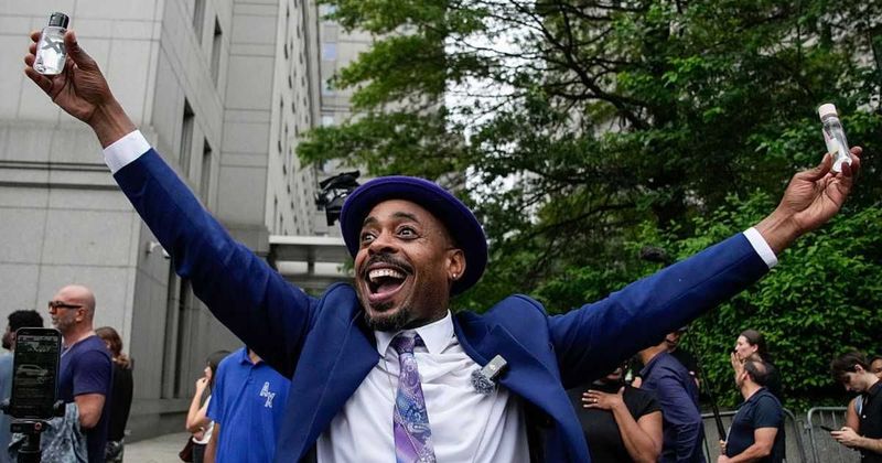 Diddy fans slammed for bizarre baby oil celebration outside court after verdict: 'Clown behaviour'