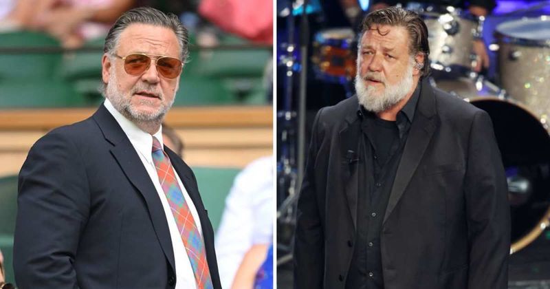 Russell Crowe stuns at Wimbledon with slimmer look after fiancee Britney Theriot prioritizes his health