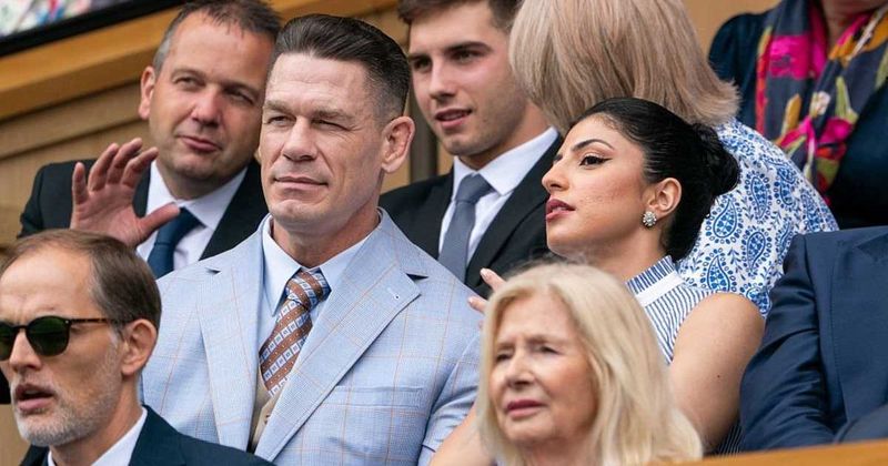 John Cena's surprise Wimbledon appearance sparks hilarious meme fest: 'You can't see him though'