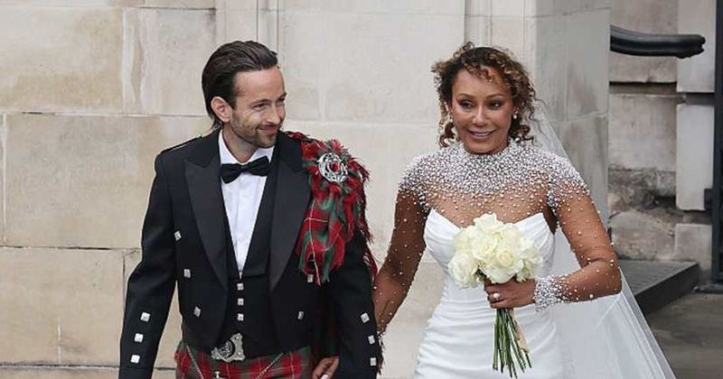 Spice Girls star Mel B ties the knot with hairstylist beau Rory McPhee at St Paul's Cathedral in London