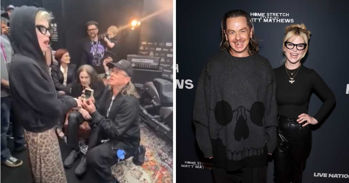 Kelly Osbourne engaged to Slipknot's Sid Wilson after he proposes during her dad Ozzy's final show