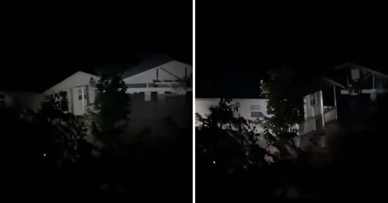Cabin packed with 'many people' swept away in Texas floods as horrified bystanders scream in viral video
