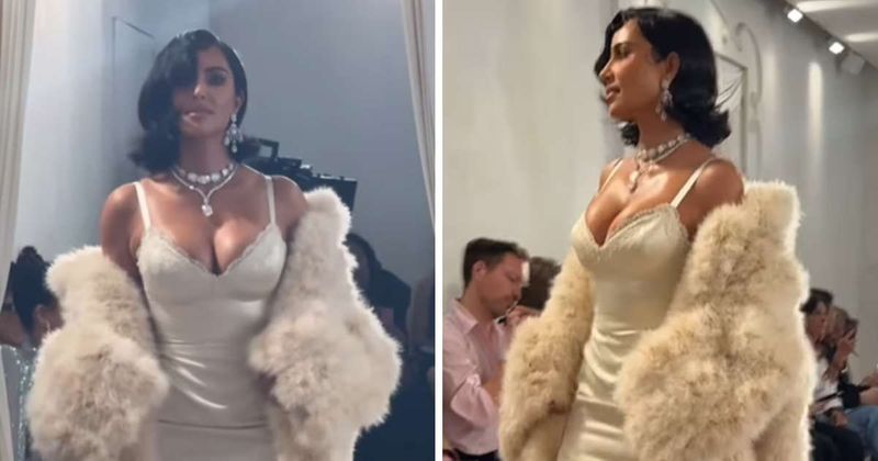 Kim Kardashian mocked for her Balenciaga runway walk: 'Trying desperately to appear sober'