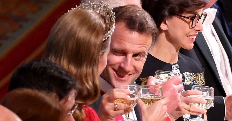 Kate Middleton gets cheeky wink from Emmanuel Macron at state banquet as viral moment sets Internet abuzz