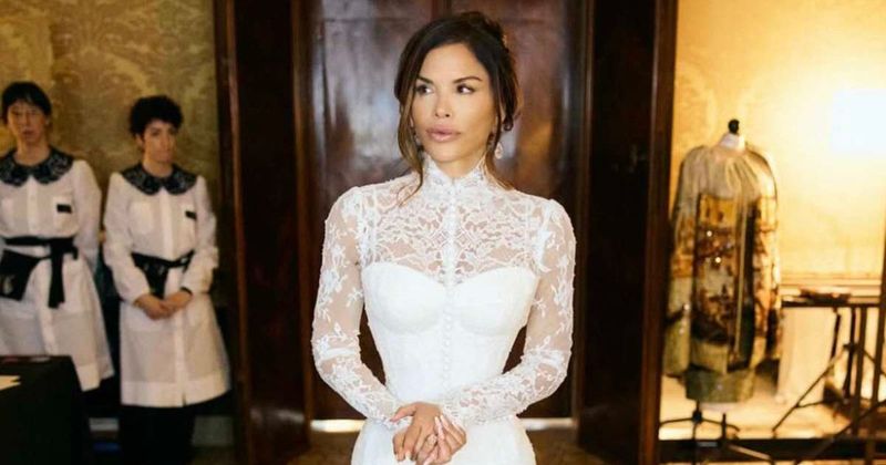 Lauren Sanchez sparks AI accusations as fans spot odd details in wedding photos: 'Synthetic fairytale'