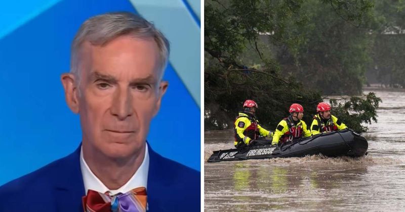 Internet slams 'pretend scientist' Bill Nye as he calls for a ban on fossil fuels following Texas floods