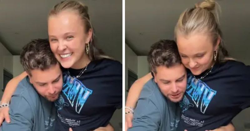 JoJo Siwa sparks pregnancy rumors after cozy TikTok video with BF Chris Hughes goes viral