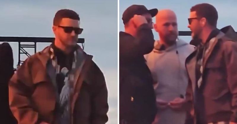 Justin Timberlake caught lashing out at his employees after embarrassing mid-performance sound glitch